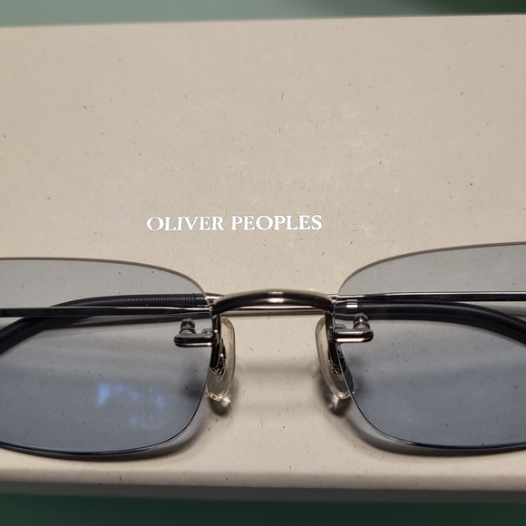 Oliver Peoples Silver Glasses